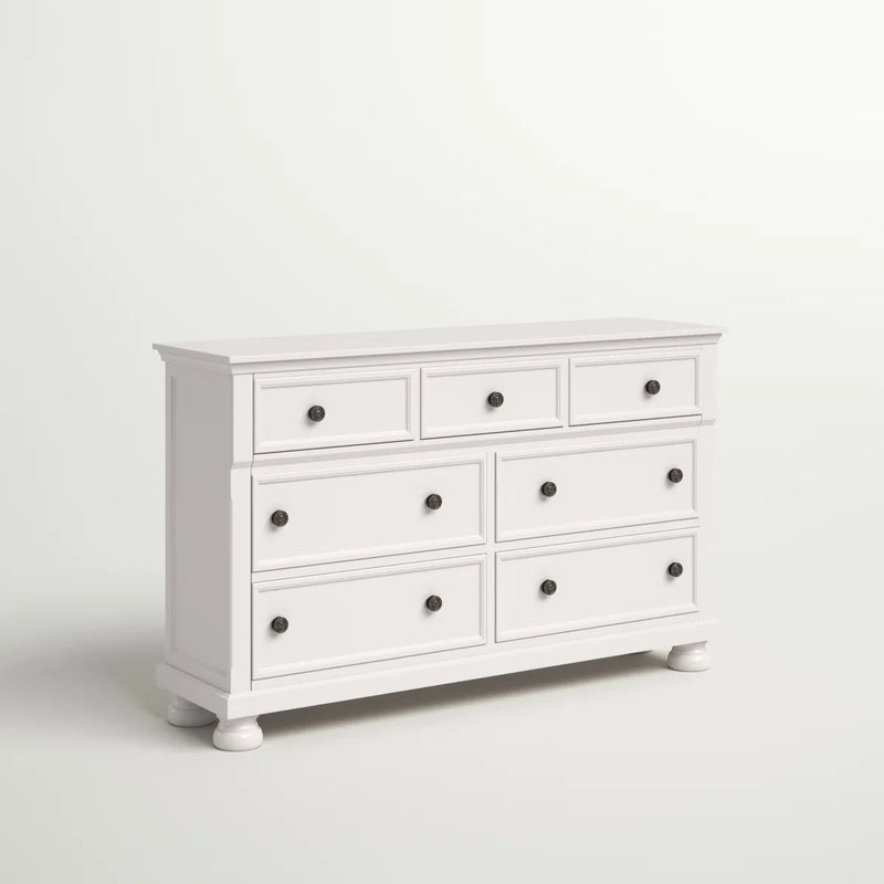 Wooden Multi-Drawer Storage Dresser