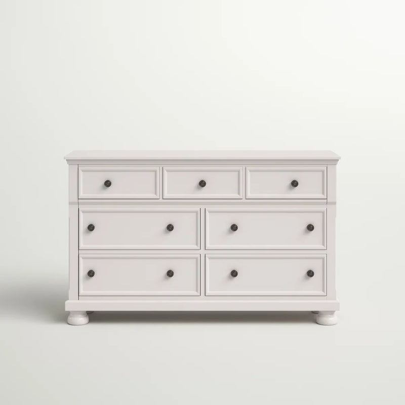 Wooden Multi-Drawer Storage Dresser
