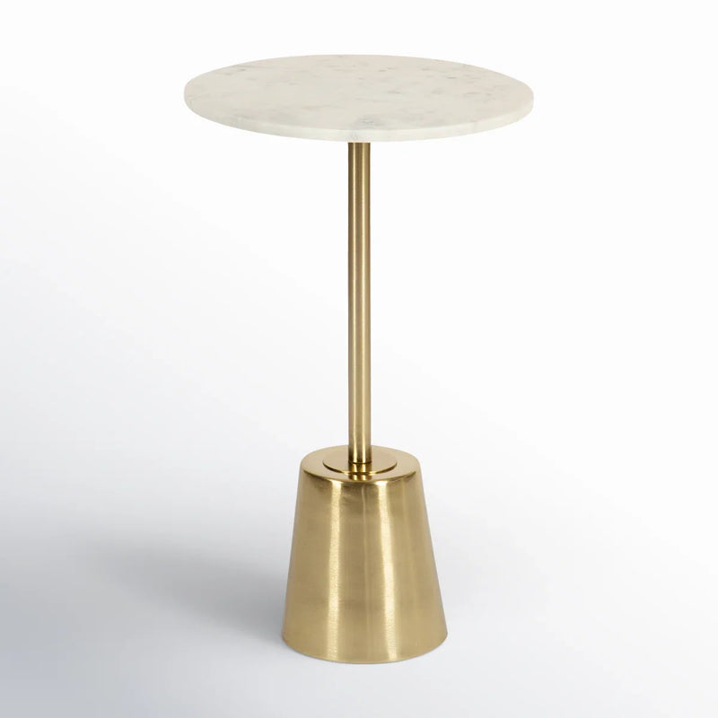 Cemil Marble Top End Table