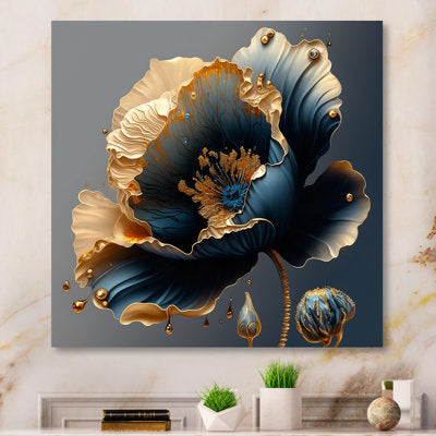 Botanical Floral Metal Wall Art