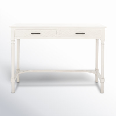 Handler 2-Drawer Writing Desk with Shelves