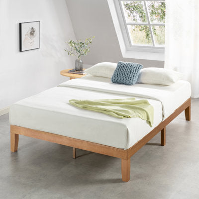Harlow Solid Wood Platform Bed (Queen) - Luxury Arts