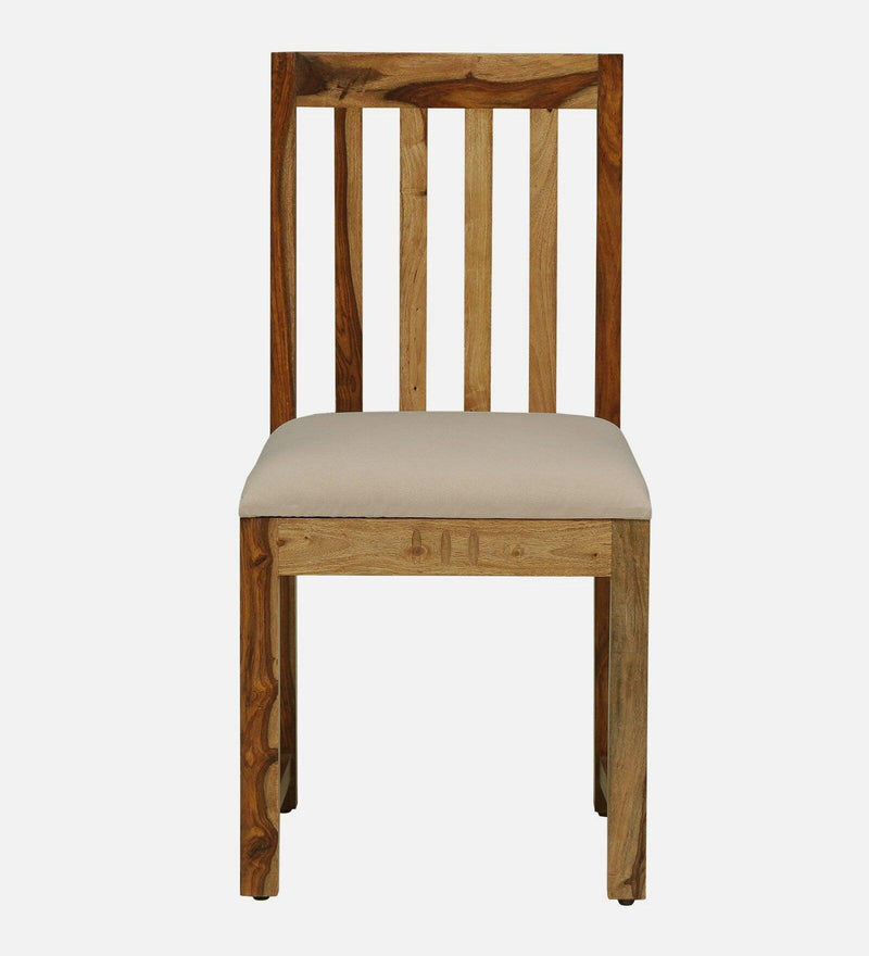 Sheesham Wood 4 Seater Dining Set In Rustic Teak Finish