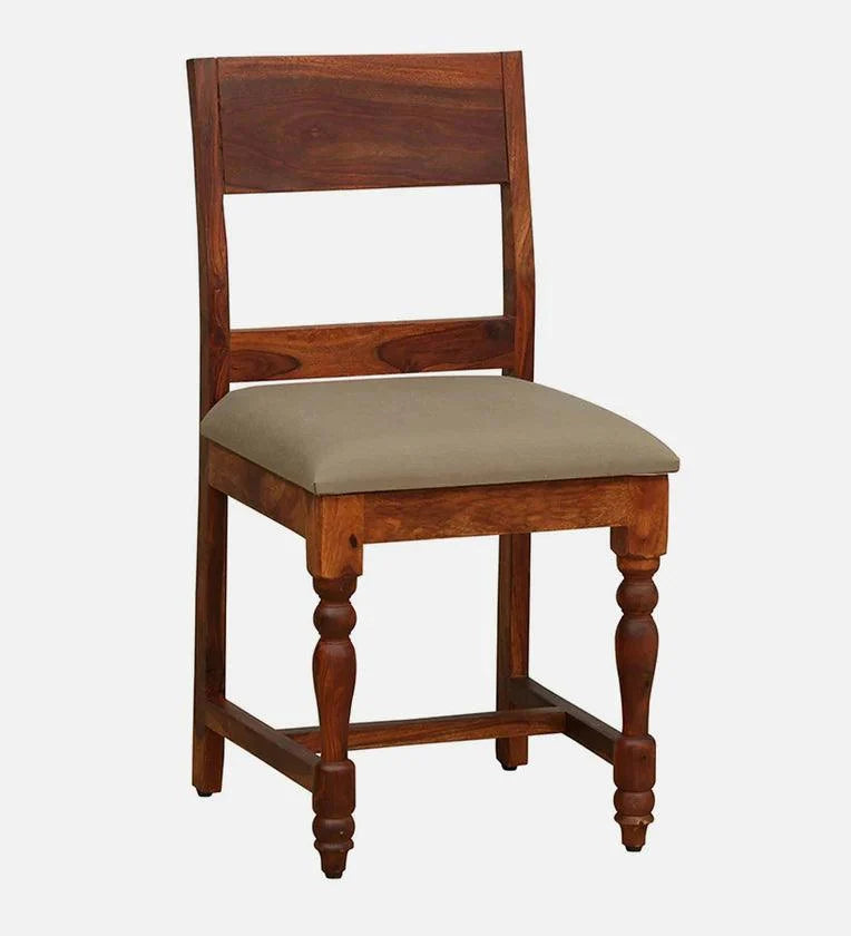 Sheesham Wood 6 Seater Dining Set In Honey Oak Finish With Cushioned Bench