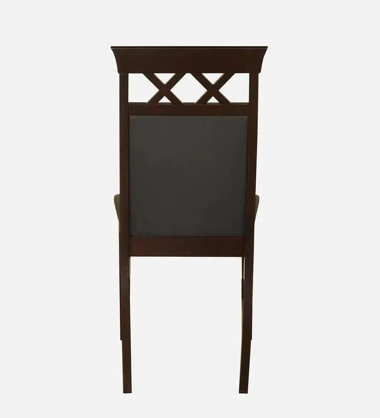 4 Seater with Bench Dining Set in Dark Cappucino Colour