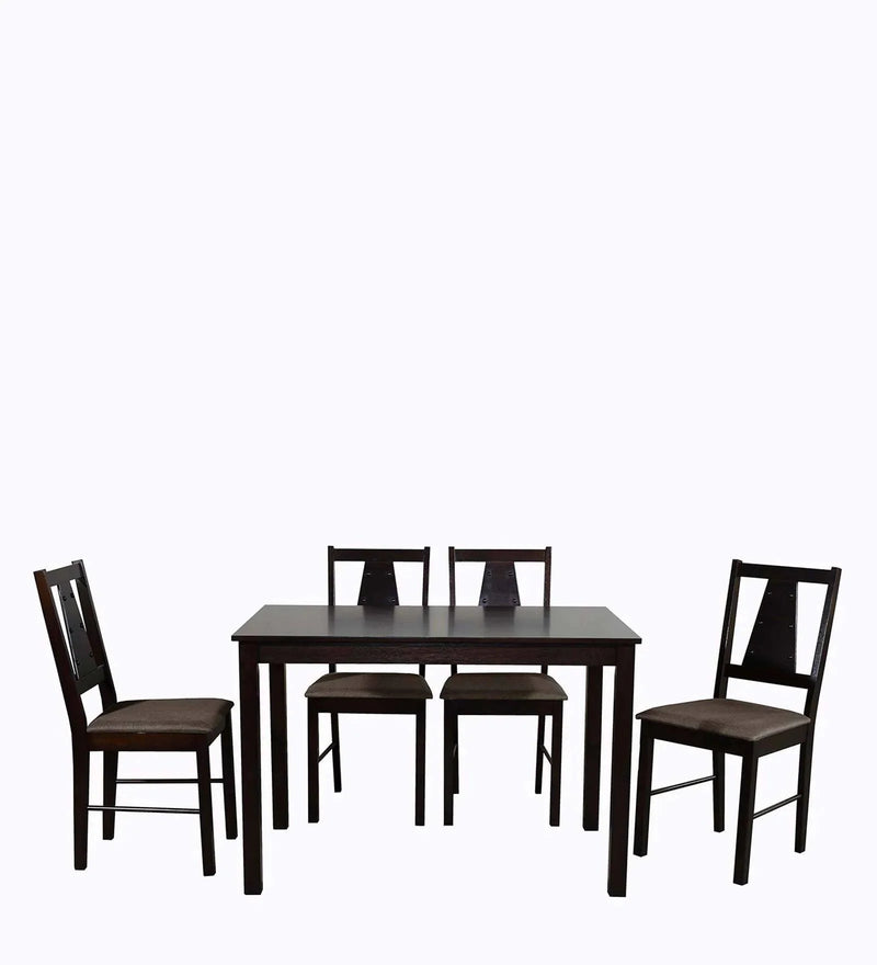 4 Seater Dining Set in Wenge Finish