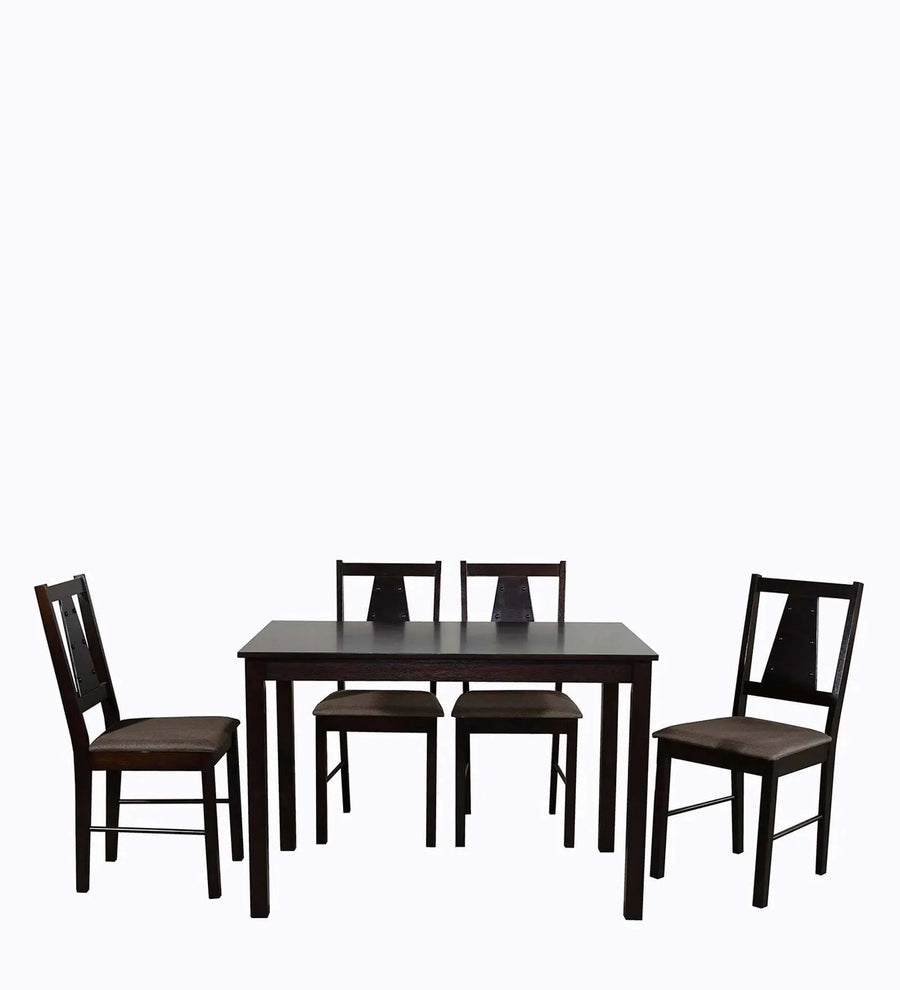 4 Seater Dining Set in Wenge Finish