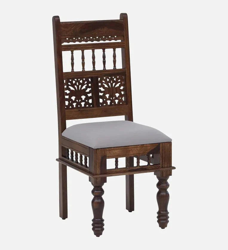 Sheesham Wood 4 Seater Dining Set In Provincial Teak Finish