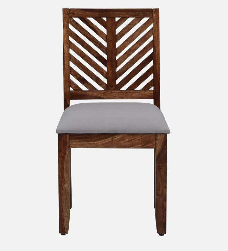 Sheesham Wood 6 Seater Dining Set In Rustic Teak Finish