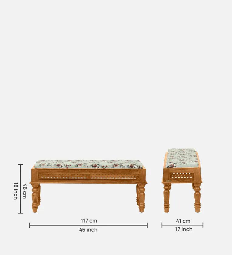 Sheesham Wood 6 Seater Dining Set In Scratch Resistant Rustic Teak Finish With Bench