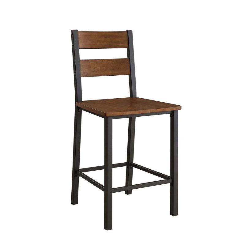 Austen 5-Piece Counter Height Dining Set, Vintage Oak