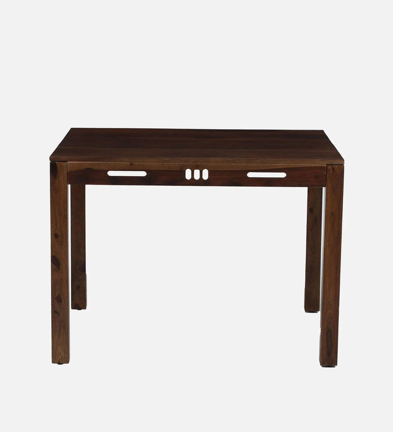 Sheesham Wood 4 Seater Dining Set In Scratch Resistant Teak Finish