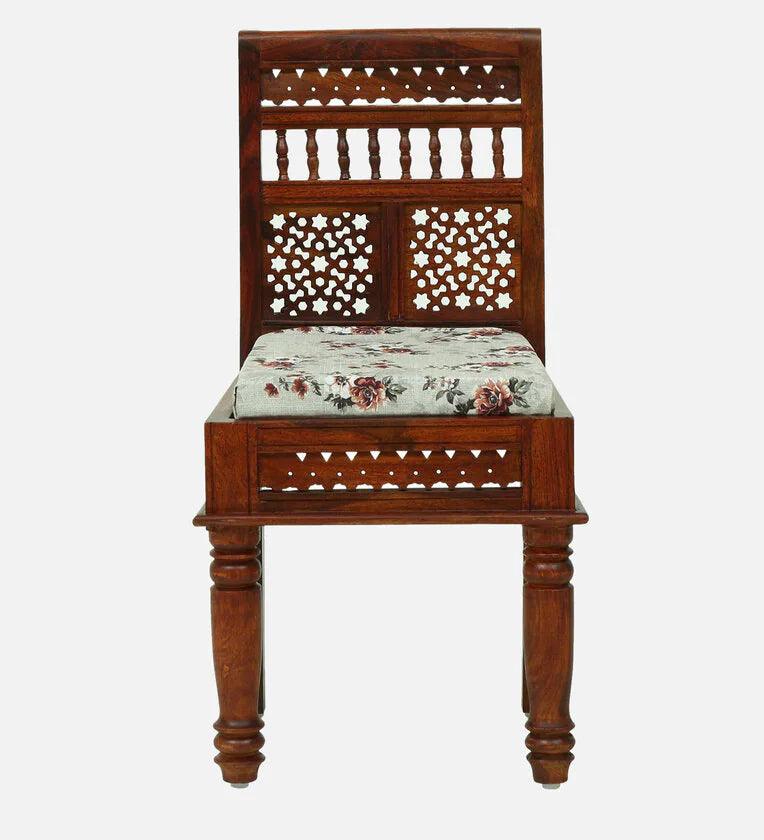 Sheesham Wood 6 Seater Dining Set In Scratch Resistant Honey Oak Finish
