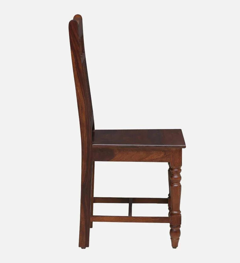 Sheesham Wood 6 Seater Dining Set In Honey Oak Finish