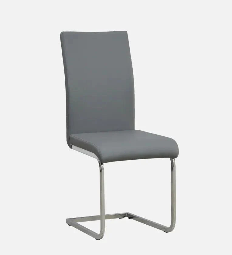 Glass Top 6 Seater Dining Set In Grey Colour
