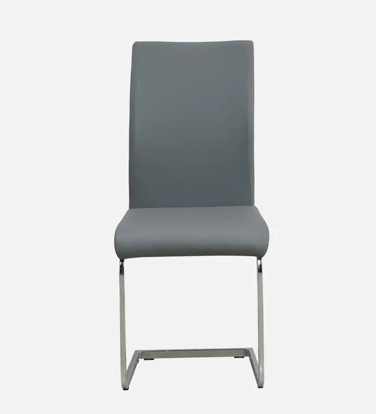 Glass Top 6 Seater Dining Set In Grey Colour