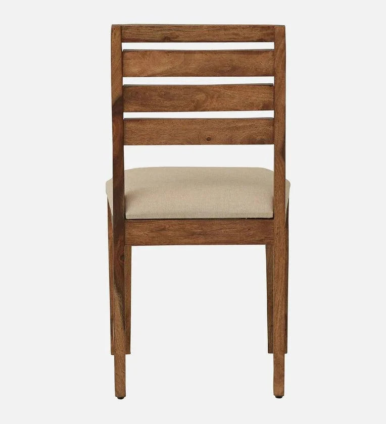 Sheesham Wood 6 Seater Dining Set In Rustic Teak Finish With Drawer