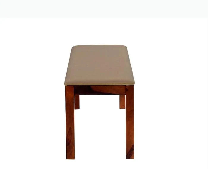 Jiayi Sheesham Wood 6 Seater Dining Table Set with 4 Chair & Becnch for Dining Room