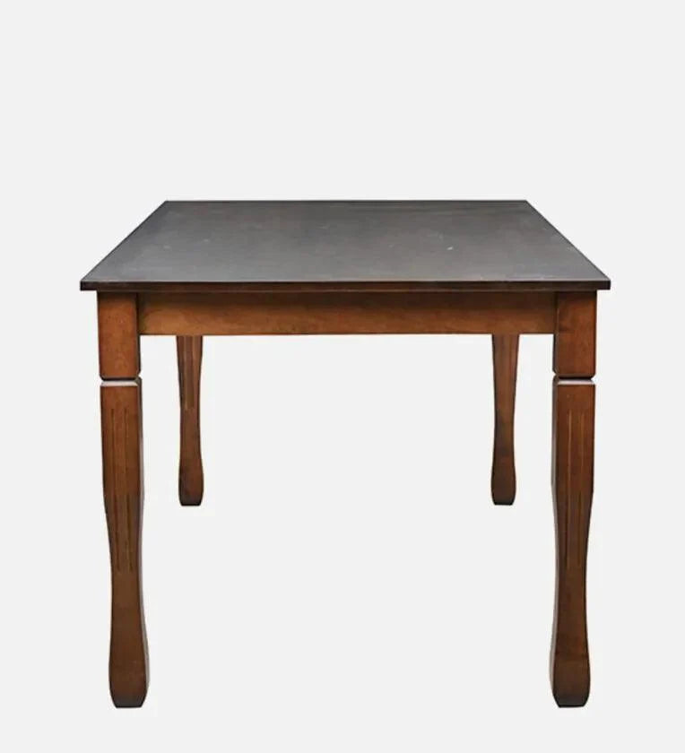 Solid Wood 6 Seater Dining Set In Brown & Coffee Color Colour
