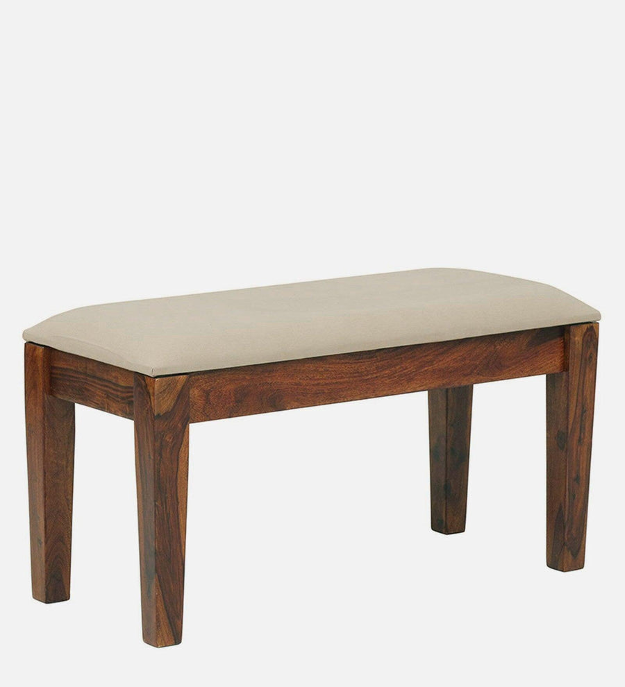 Sheesham Wood 4 Seater Dining Set In Rustic Teak Finish With Bench