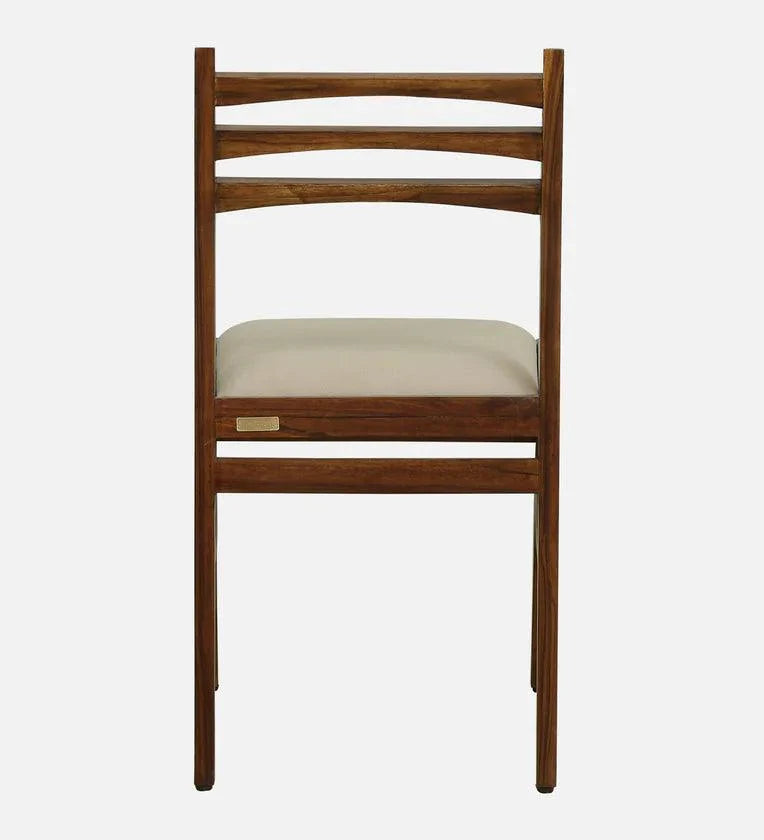 Imported Latin Teak Wood 6 Seater Dining Set In Provincial Teak Finish