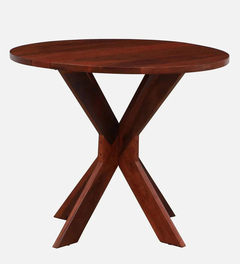 Sheesham Wood 4 Seater Dining Set In Honey Oak Finish