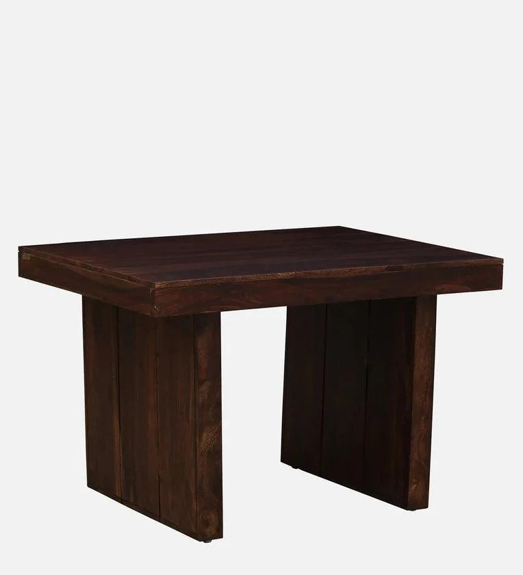 Sheesham Wood 4 Seater Dining Set In Scratch Resistant Provincial Teak Finish