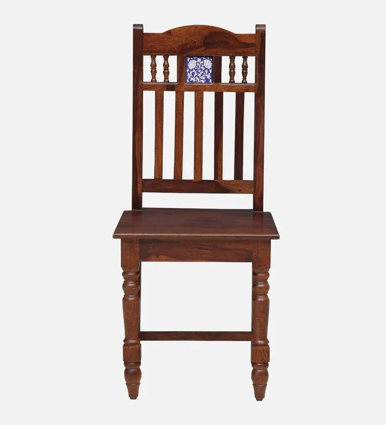 Sheesham Wood 6 Seater Dining Set In Honey Oak Finish