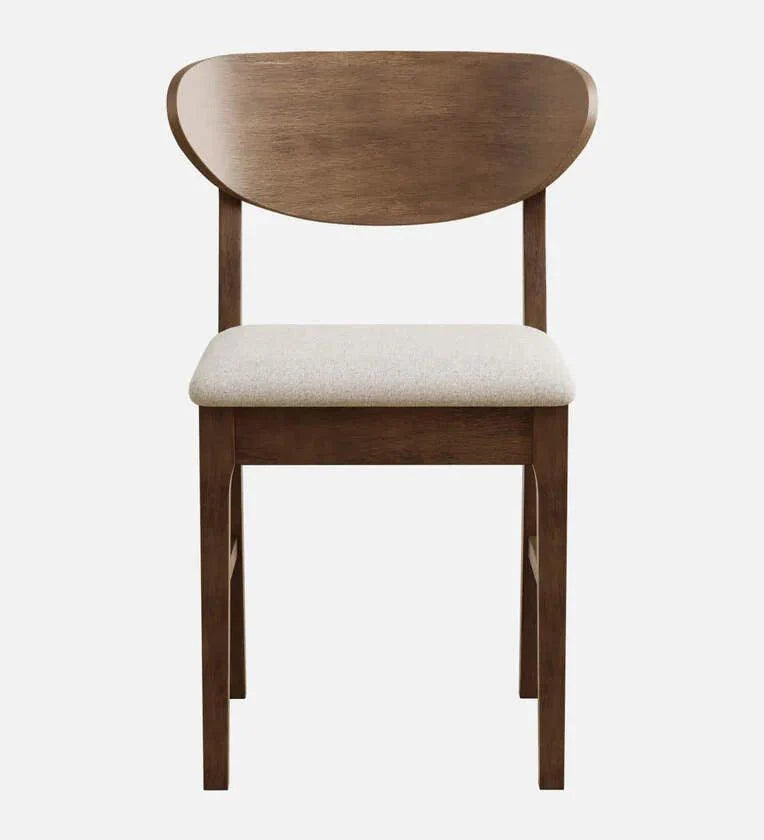 Solid Wood 6 Seater Dining Set In Marble Finish