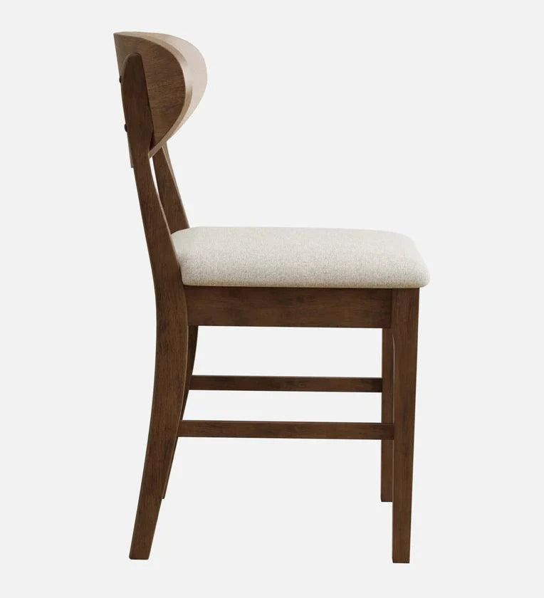 Solid Wood 6 Seater Dining Set In Marble Finish