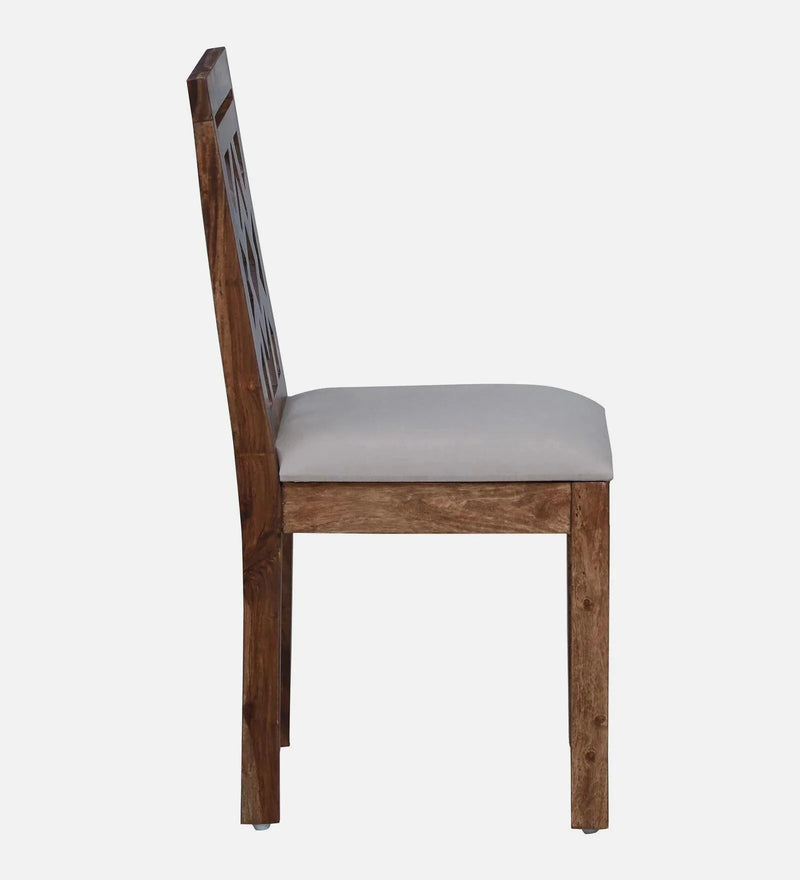 Sheesham Wood 4 Seater Dining Set in Scratch Resistant Rustic Teak Finish