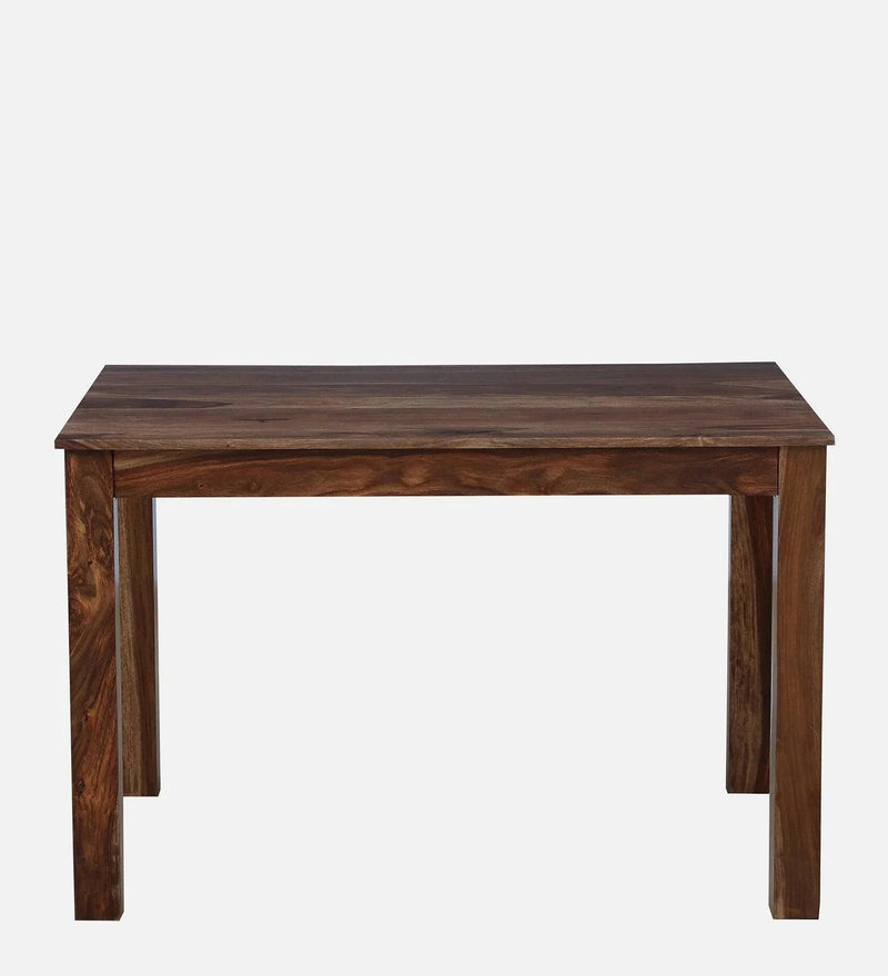 Sheesham Wood 4 Seater Dining Set in Scratch Resistant Rustic Teak Finish
