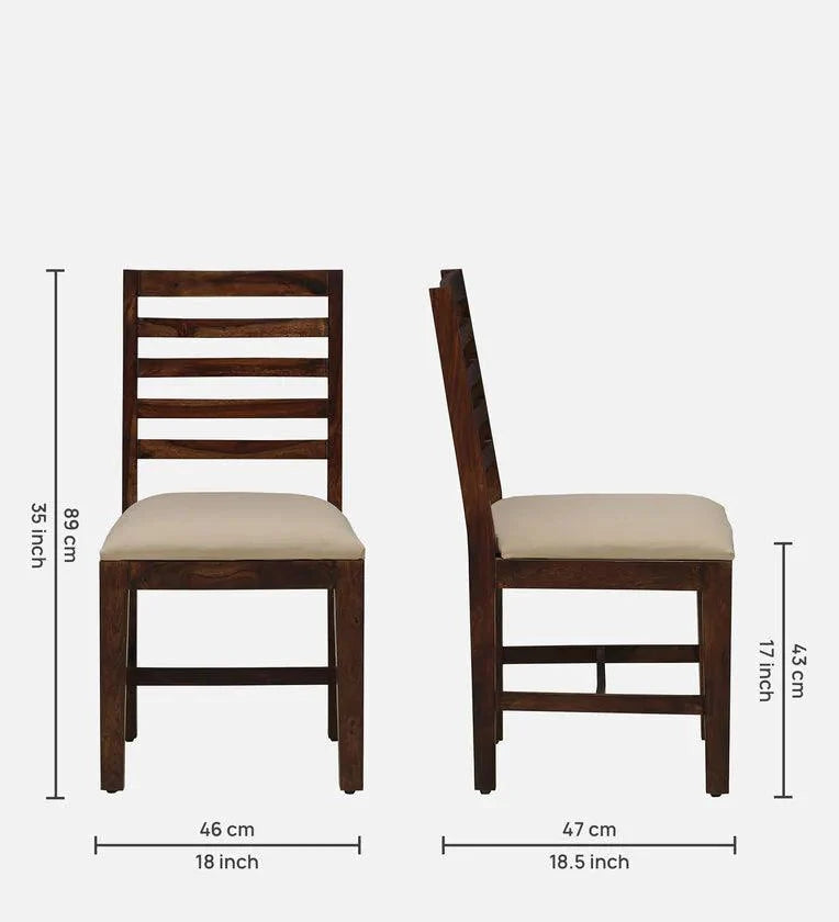 Sheesham Wood 6 Seater Dining Set In Scratch Resistant Provincial Teak Finish With Bench