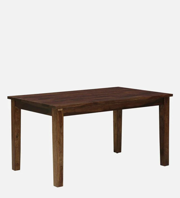 Sheesham Wood 6 Seater Dining Set In Scratch Resistant Provincial Teak Finish With Bench