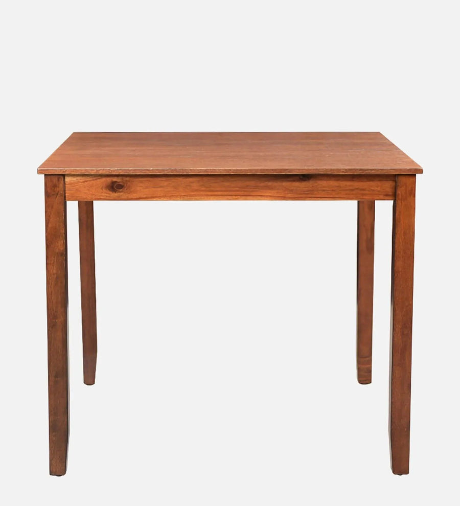 Solid Wood 4 Seater Dining Set In Brown Colour