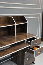 Carlos Computer Table In Columbia Walnut Finish
