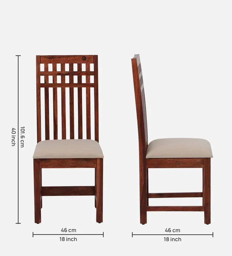 Sheesham Wood 6 Seater Dining Set In Scratch Resistant Honey Oak Finish With Bench