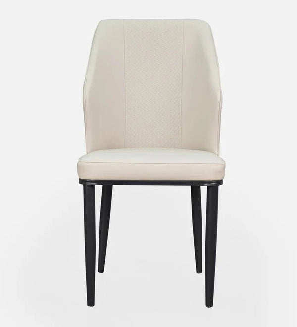 Marble 6 Seater Dining Set in White & Black Colour