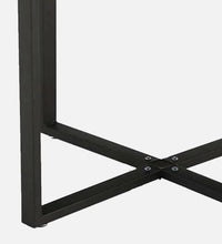 Jenna Metal 4 Seater Dining Set in Black Finish