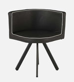 Jenna Metal 4 Seater Dining Set in Black Finish