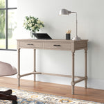 Handler 2-Drawer Writing Desk with Shelves