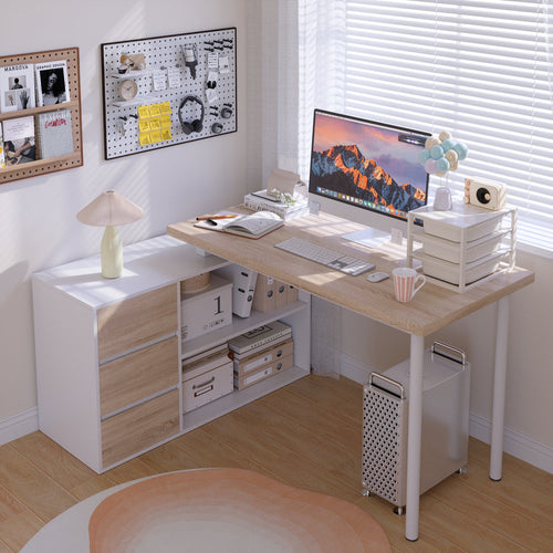 Luitgard 53'' W L-Shaped Writing Desk