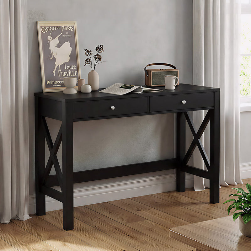 39.4" W Writing Desk with 2 Drawers