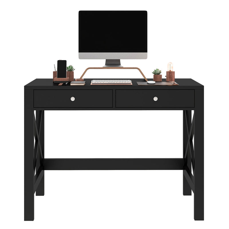 39.4" W Writing Desk with 2 Drawers