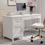 Hutton Shaker Style Home Office Desk with Storage