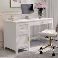 Hutton Shaker Style Home Office Desk with Storage