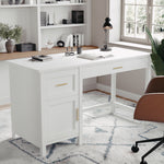 Hutton Shaker Style Home Office Desk with Storage