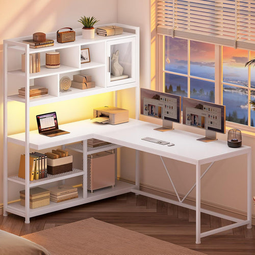 Shellsburg 58 W L Shape Computer Desk