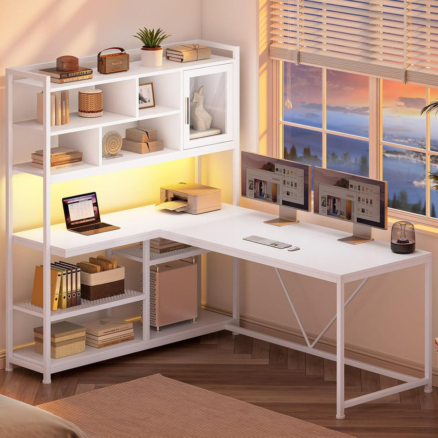 Shellsburg 58 W L Shape Computer Desk