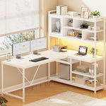 Shellsburg 58 W L Shape Computer Desk
